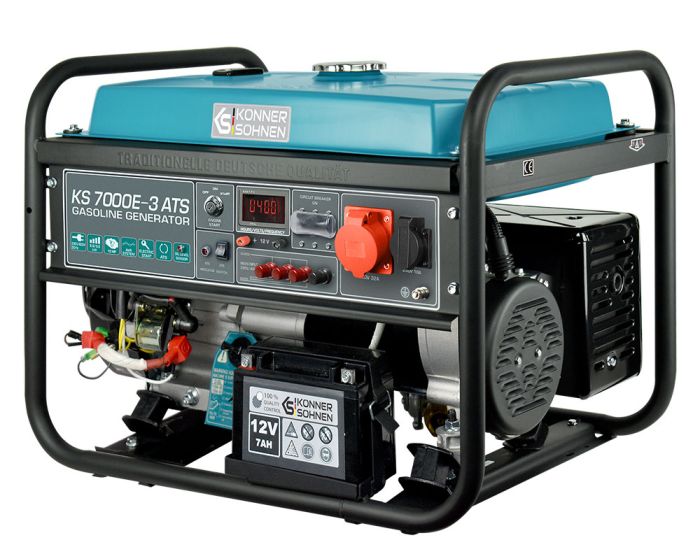 Бензиновий генератор 5,5 кВт Konner&Sohnen KS 7000E-3 ATS