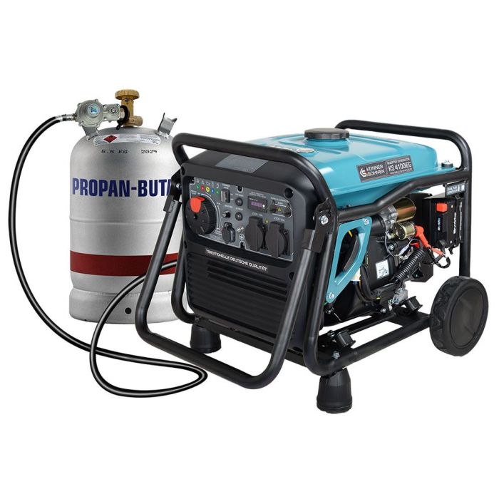 Інверторний газобензиновий генератор 4 кВт Konner & Sohnen KS 4100iEG