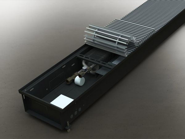 Конвектор в підлогу Cooltherm Ventherm 80x200 Примус.конв